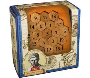 Professor PUZZLE Hlavolam Great Minds: Aristotelov číselný hlavolam / Drevo a kov