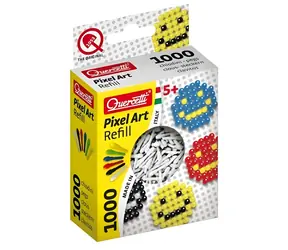 QUERCETTI Náhradné štipce Pixel Art biele / 1000 ks