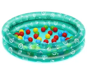 Bestway Nafukovací bazének Splash & Play s míčky zelená / Bazének / O 91 x 20 cm / 73 l / PVC / 2+ roky
