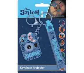 ALLTOYS Prívesok na kľúče Lilo & Stitch s projektorom / Kľúčenka / Mini projektor / 3x LR41 v balení