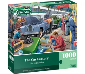 FALCON Puzzle Továreň na výrobu automobilov / 1000 dielikov / od 15 rokov