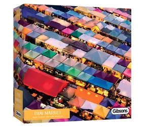 GIBSONS Puzzle Thajské trhovisko / 1000 dielikov / 68 × 49 cm