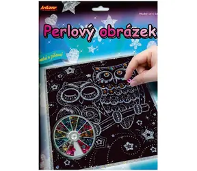 ARTLOVER Perlový obrázok Sovy