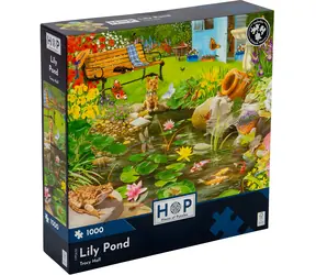 HOP Puzzle Rybník / 1000 dielikov / nepravidelné dieliky / plagát A3
