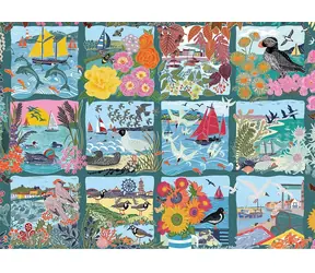 GIBSONS Puzzle Pobrežné volanie / 1000 dielikov / 68 x 49 cm