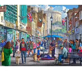 GIBSONS Puzzle Prehliadka hradu Windsor / 1000 dielikov / 68 x 49 cm