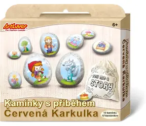 ARTLOVER Kreatívna sada Kamienky s príbehom - Červená Čiapočka / od 6 rokov
