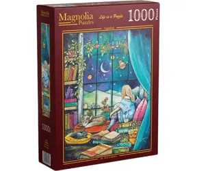 MAGNOLIA Puzzle Po zotmení / 1000 dielikov / 48 x 68 cm