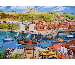 GIBSONS Puzzle Endeavour, Whitby / 500 dielikov / 49x33, 5 cm