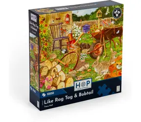 HOP Puzzle Like Rag Tag and Bobtail / 1000 dielikov / nepravidelné dieliky / plagát A3