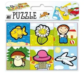 JIRI MODELS Puzzle Čo kam patrí? / veľké dieliky / pre najmenších