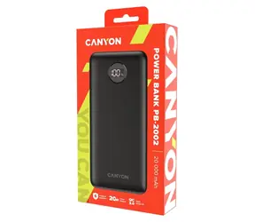 Canyon PB-2002 20000 mAh čierna / Powerbanka