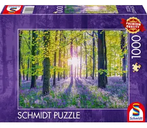 Schmidt Puzzle Jemné modré zvončeky v lese