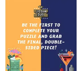 Ridley's Games Puzzle Duel Koktailový súboj: Piňa Colada vs Manhattan / 2x70 dielikov