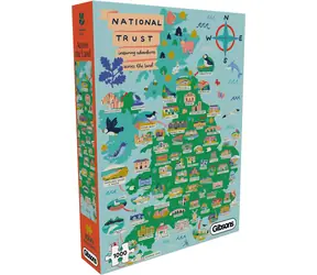 GIBSONS Puzzle National Trust: Po celej krajine / 1000 dielikov / 49 x 68 cm