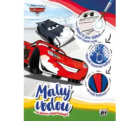 JIRI MODELS Vodové omaľovánky Autá / Vodové omaľovánky / 24 obrázkov / Formát A4