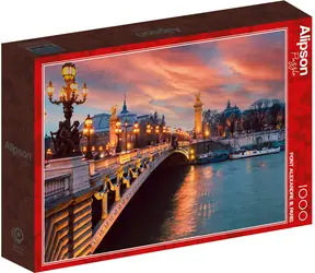 ALIPSON Puzzle Most Alexandra III, Paríž / 1000 dielikov / 69 x 47,8 cm