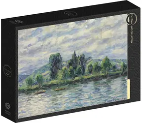 GRAFIKA Puzzle Slnečný odraz na brehu Yonne