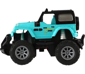 TEDDIES Terénne auto RC 1:43 modré / Diaľkové ovládanie / 27 MHz / so svetlom
