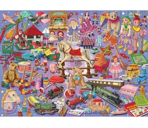 GIBSONS Puzzle Obľúbené hračky / 1000 dielikov / 68x49 cm