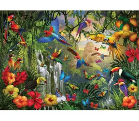 EUROGRAPHICS Puzzle Tropický vtáčí raj XL