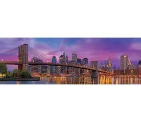 EUROGRAPHICS Panoramatické puzzle Brooklynský most, New York / 1000 dielikov / 99 x 33 cm