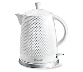 Maestro MR-069 biela / Rýchlovarná kanvica / 1500 W / 1,5 l / keramická