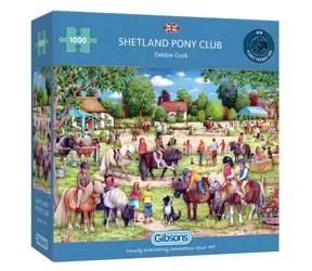 GIBSONS Puzzle Shetland Pony Club / 1000 dielikov / 68 × 49 cm