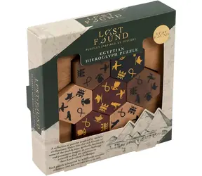 Professor PUZZLE Hlavolam Egyptské hieroglyfy / Lost & Found / 7 dielikov / obtiažnosť 4,6 - extrémna