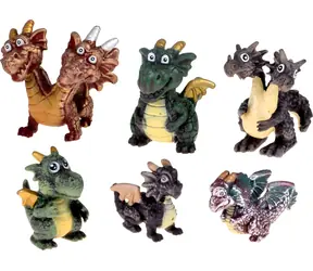 JOKOMISIADA Sada dračích figúrok / Figúrky / 6 ks / cca 3-6 cm / plast