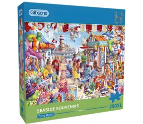 GIBSONS Puzzle Nákup suvenírov pri mori XL / 250 dielikov