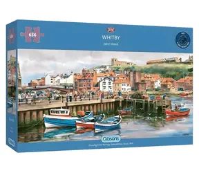 GIBSONS Panoramatické puzzle Whitby, Yorkshire