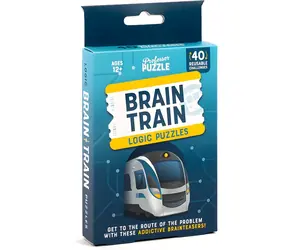 Professor PUZZLE Logická hra Brain Train / 40 kariet / Mazateľné pero / Návod