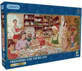 GIBSONS Panoramatické puzzle Príprava na veľký deň
