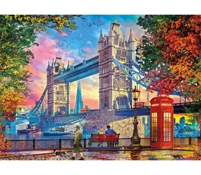 GIBSONS Puzzle Obloha NAD Tower Bridge / 1000 dielikov / 68 x 49 cm