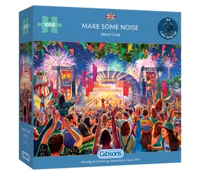 GIBSONS Puzzle Urobte nejaký hluk / 1000 dielikov / 68 × 49 cm