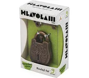ALLTOYS Kovový hlavolam Zámok / Obtiažnosť 3