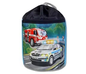 Emipo Vak na chrbát SOS 34x23 cm / Vak na chrbát / okrúhly / vrecko na zips / sťahovacie šnúrky