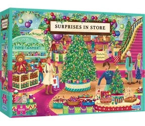 GIBSONS Puzzle Prekvapenie v obchode / 1000 dielikov / 68 x 49 cm
