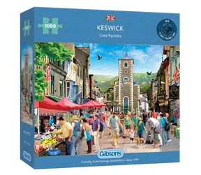 GIBSONS Puzzle Keswick, Anglicko / 1000 dielikov / 68 × 49 cm