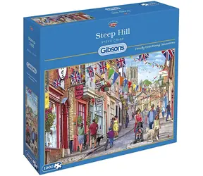GIBSONS Puzzle Strmý kopec / 1000 dielikov / 68 x 49 cm