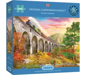 GIBSONS Puzzle Viadukt Glenfinnan / 1000 dielikov / 68 x 49 cm