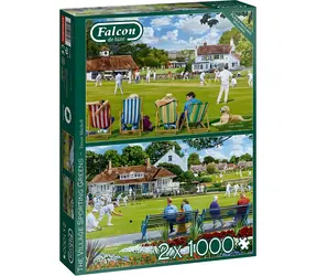 FALCON Puzzle Vonkajšie športy / 2x1000 dielikov / od 14 rokov