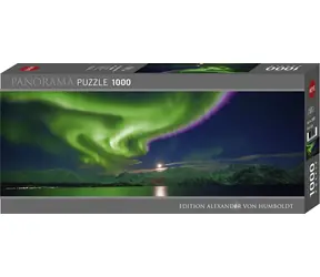 HEYE Panoramatické puzzle Polárna žiara