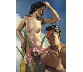 GRAFIKA Puzzle Adam a Eva / 1000 dielikov / 47,8 × 69 cm