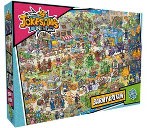 GIBSONS Puzzle Jokesaws: Barmy Britain / 1000 dielikov / 68 x 49 cm