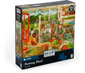 HOP Puzzle Kôlňa / 1000 dielikov / nepravidelné dieliky / plagát A3