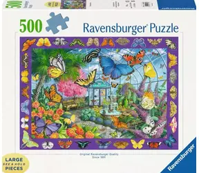 Ravensburger Puzzle Pavilón motýľov XXL / 500 dielikov / 70 × 50 cm