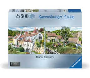 Ravensburger Puzzle Cosy Cottages č.1: Severný Yorkshire / 2x500 dielikov
