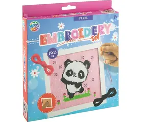 MOXY Vyšívanie krížikovým stehom Panda